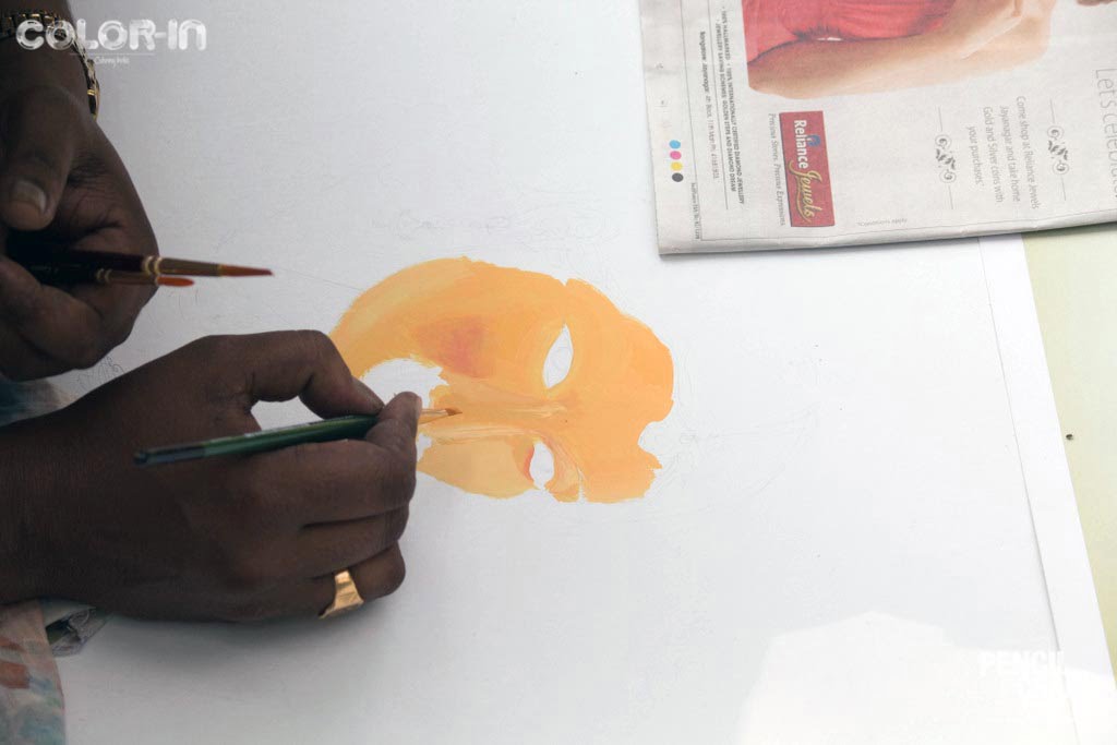 Portrait Study | Poster Color Session 1