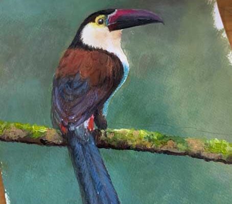 Acrylic-Demos-by-Artist-Kavitha-Jetti-at-Pencil-And-Chai Acrylic Painting Demo by Artist Kavitha Jetti in Pencil And Chai