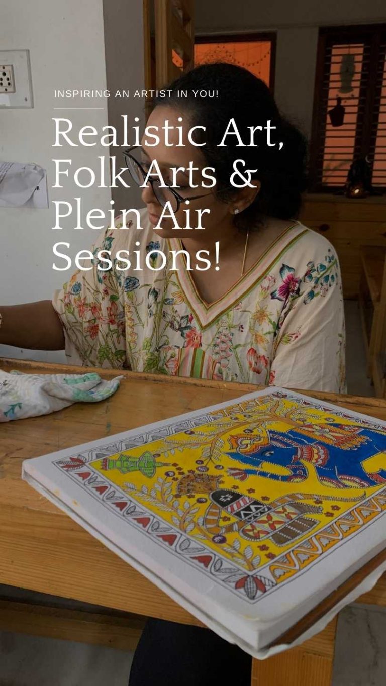 Professional Art Courses 3 Learn Realistic Art, Indian Folk Arts from Pencil and Chai Fine Arts Gurukul